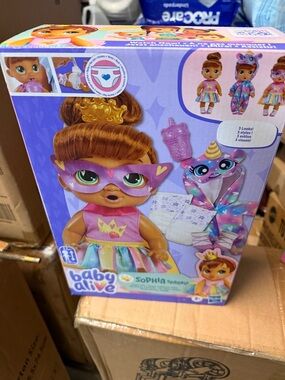 Sophia Splashin' Doll in Purple Dress - Interactive Kids Toy